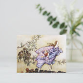 Les fées dans les arbres Carte postale (Debout devant)