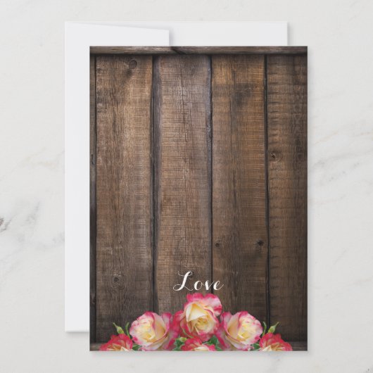 Les fées Roses russes illuminent les invitations a (Dos)