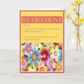 Les félicitations de Diva pour votre carte de retr (Fleur jaune)