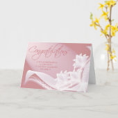 Les félicitations de Diva sur votre nouvelle carte (Fleur jaune)