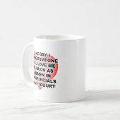 Les femmes aiment le yaourt drôle Mug (Devant gauche)
