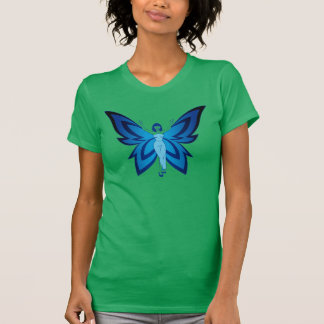 Les femmes bleues de Faery affinent le T-shirt de