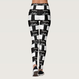 Les femmes comme le camionnage Logo Motif Leggings