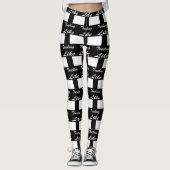 Les femmes comme le camionnage Logo Motif Leggings (Devant)