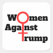 Les femmes contre Trump Sticker (Devant)