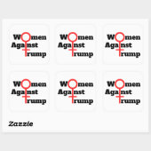 Les femmes contre Trump Sticker (Feuille)