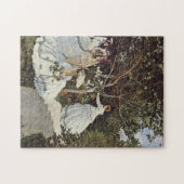 Les femmes dans le jardin par Claude Monet Puzzle (Horizontal)