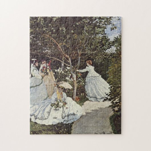 Les femmes dans le jardin par Claude Monet Puzzle (Vertical)