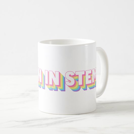 Les femmes dans le logo STEM Mug (Devant droit)