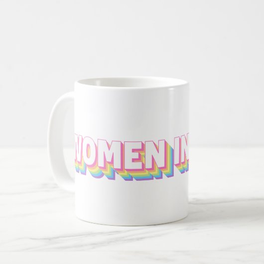 Les femmes dans le logo STEM Mug (Devant gauche)