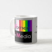 Les Femmes Dans Les Médias Classique Gris De Mug (Devant gauche)