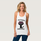 LES FEMMES FUNNY & FLIRTY CAT T-Shirts (Devant entier)