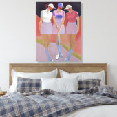 Les femmes golfeuses en toile étirée (Insitu(Chambre))