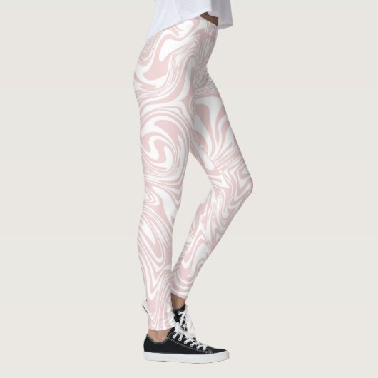 Les Femmes Leggings - Pink Pattern (Droite)