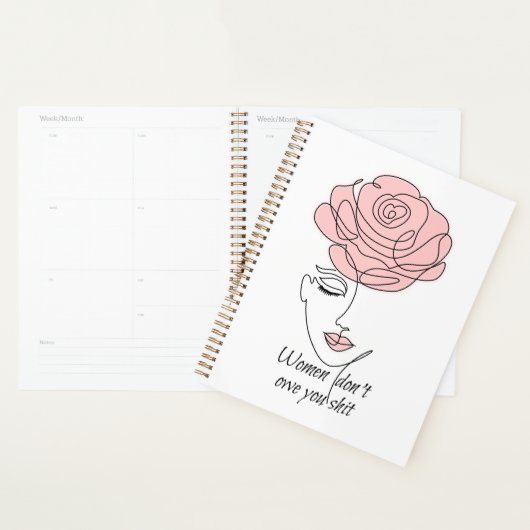 Les femmes ne vous doivent pas de planificateur (Devant avec enveloppe)