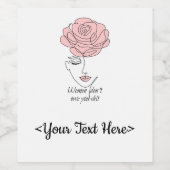 Les femmes ne vous doivent pas des Étiquettes de b (Étiquettes simples)