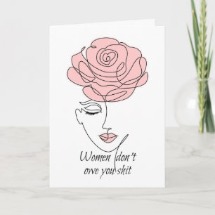 Les femmes ne vous doivent pas la carte de voeux (