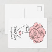 Les femmes ne vous doivent pas la carte postale (Devant / Derrière)