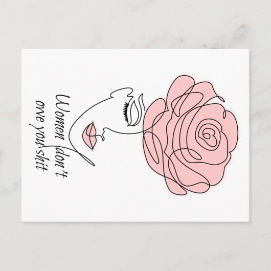 Les femmes ne vous doivent pas la carte postale (Devant)