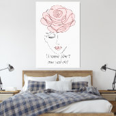 Les femmes ne vous doivent pas toile Imprimer (Insitu(Chambre))