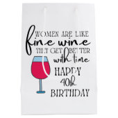 Les femmes sont comme le vin 40e anniversaire Sac  (Dos)