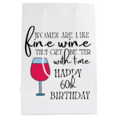 Les femmes sont comme le vin 60e anniversaire Sac (Dos)