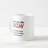 Les femmes sont du bacon drôle Mug (Devant gauche)