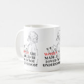 Les femmes sont faites pour être aimées Mug (Devant gauche)