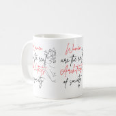 Les Femmes Sont Les Véritables Architectes Mug (Devant gauche)