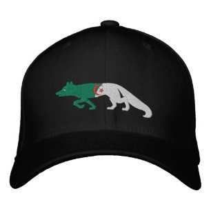 Les Fennec Algeria 2014 vlag geborduurd pet