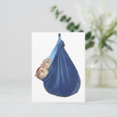 Les Ferrets Dans Un Sac À Dormir Carte Postale (Debout devant)