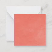 Les Feuilles Automnes Remercient Carte Thanksgivin (Dos)