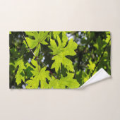 Les Feuilles de la forêt (Serviette à main)