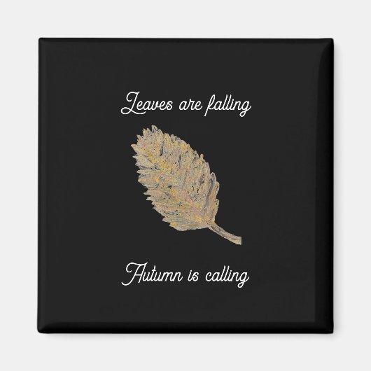 Les feuilles sont en train de perdre des Magnets n (Devant)