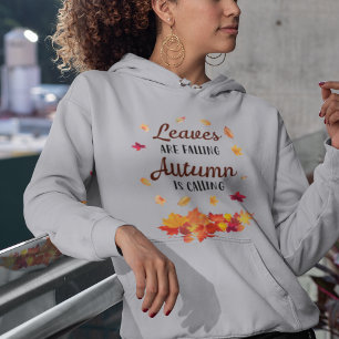 Les feuilles tombent L'automne appelle le Sweat -