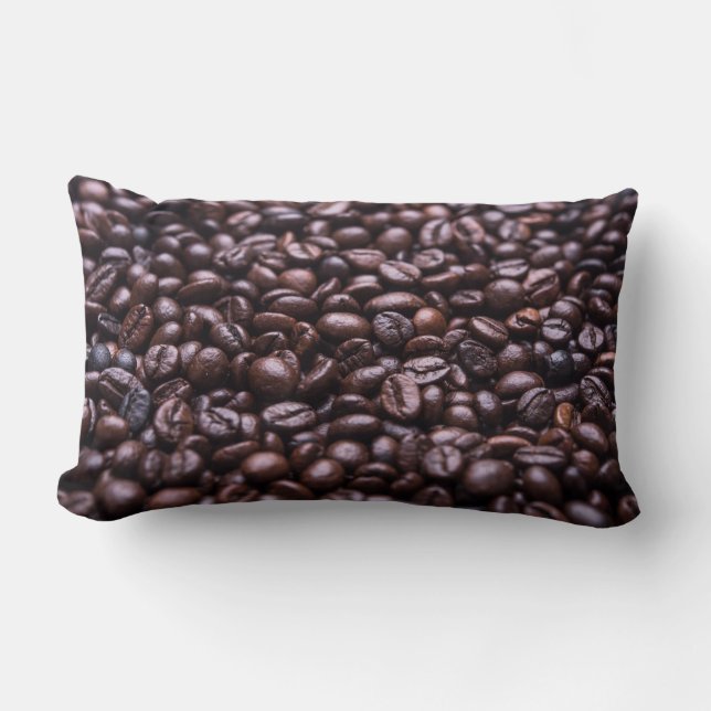Les fèves de café lancent oreiller (Recto)