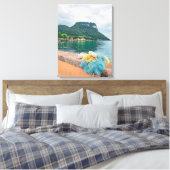 Les filets de pêche du lac de Garde vue impression (Insitu(Chambre))