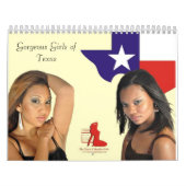 Les filles 2010 de calendrier du Texas 12 mois (Protection)