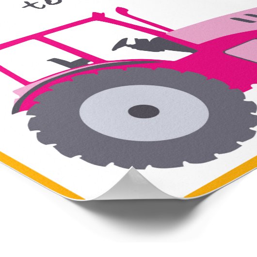 Les filles aiment aussi les tracteurs impression d (Coin)