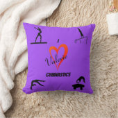Les Filles Aiment Gymnastique Purple Jeu Oreiller (Couverture)