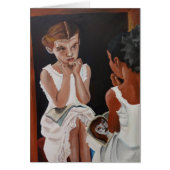 Les filles dans le Carte pour notes miroir (Devant)