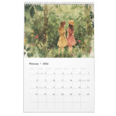 Les filles dans le jardin Calendrier 2026 (Feb 2026)