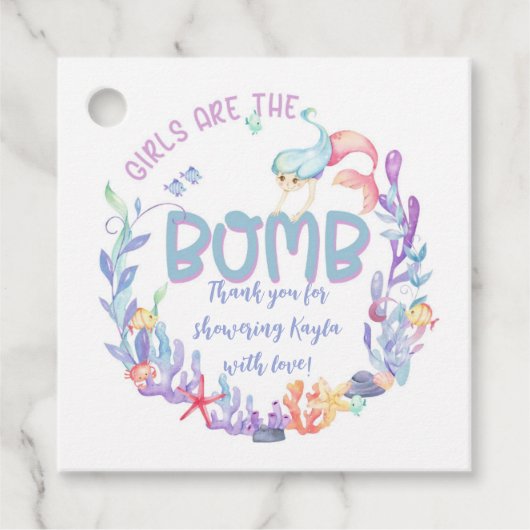 Les filles de sirène sont les étiquettes de la bom (Devant)