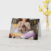 Les Filles Font Une Carte D'Anniversaire De 4E Voi (Fleur jaune)