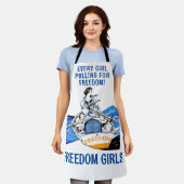 LES FILLES LIBRES ! (agrandi) Tablier (Porté)