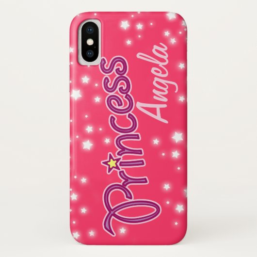 Les filles nommées princesse star coque iphone gra (Dos)