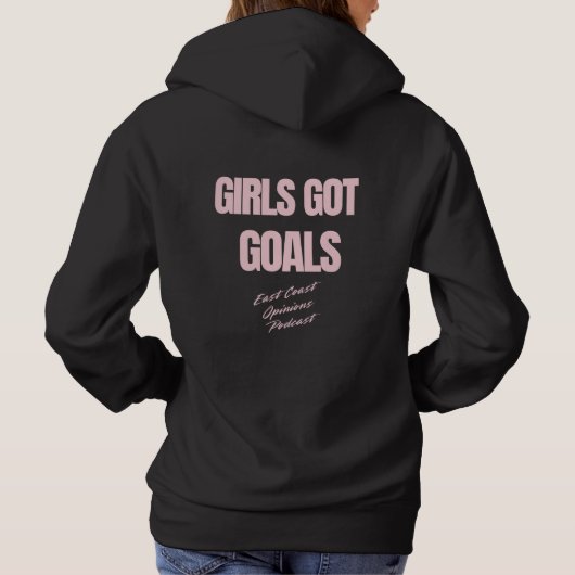 Les filles ont des objectifs sweat - shirt à capuc (Dos)