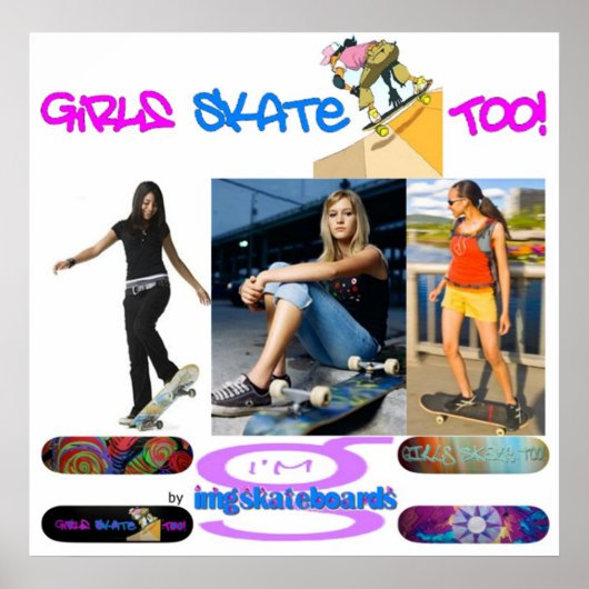 Les Filles Patinent Aussi ! - Poster de I'm G Skat (Devant)