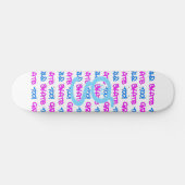 Les Filles Patinent Aussi ! - Skateboard blanc - ( (Horz)