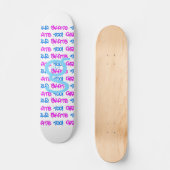 Les Filles Patinent Aussi ! - Skateboard blanc - ( (Recto)